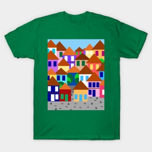 Colorful houses T-Shirt